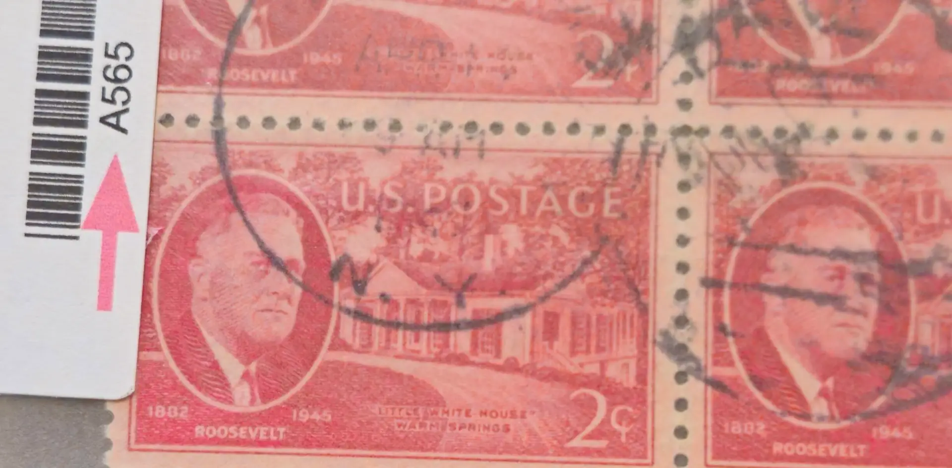 Rare Theodore Roosevelt 2 Cent Stamp