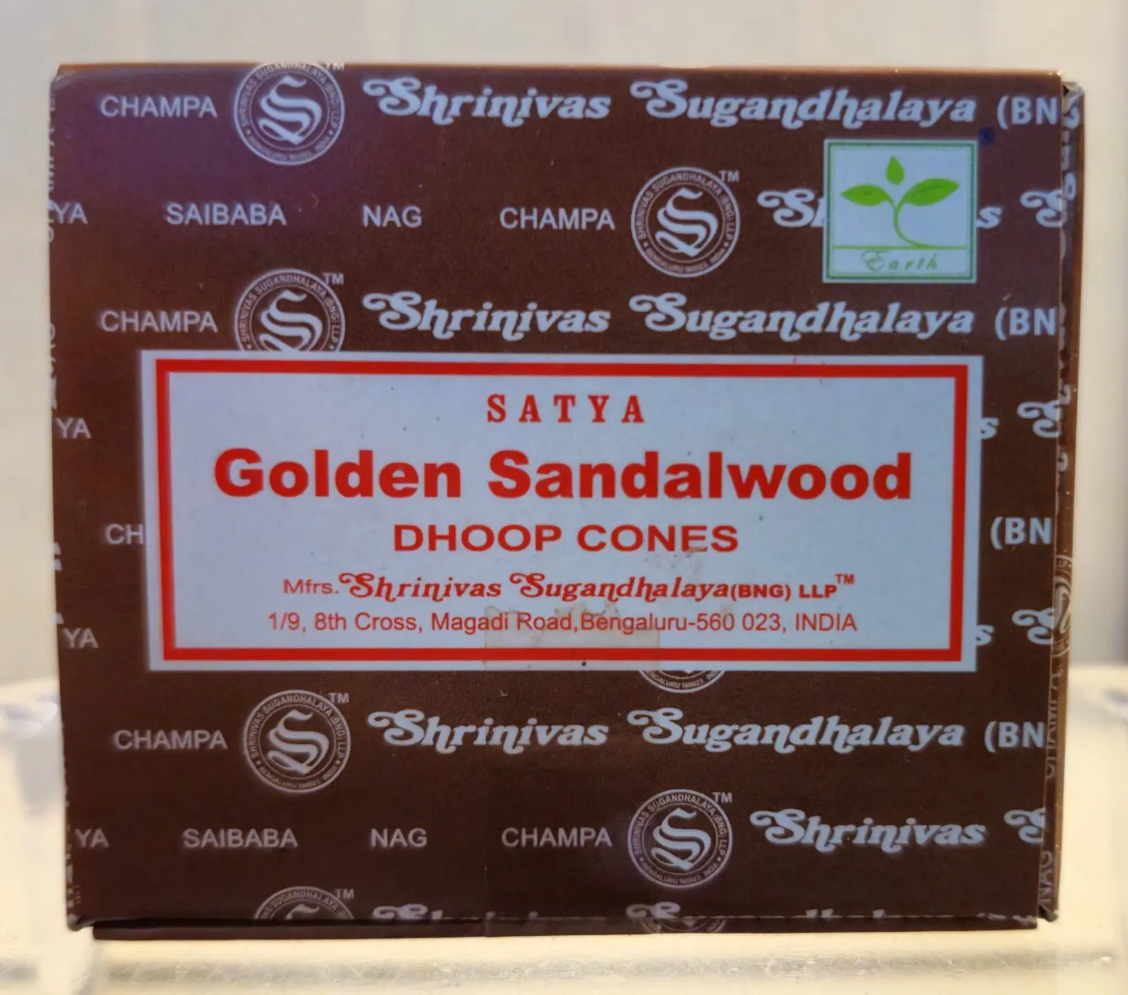 Satya Golden Sandalwood Dhoop Cones 15