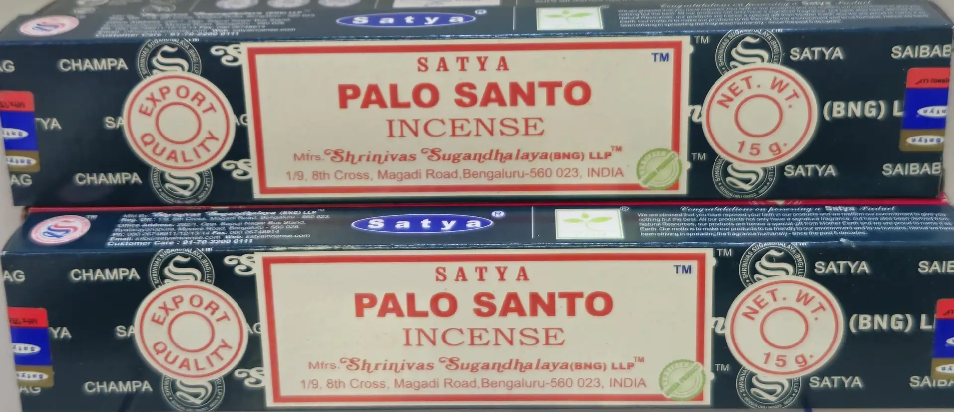 Satya Palo Santo Incense