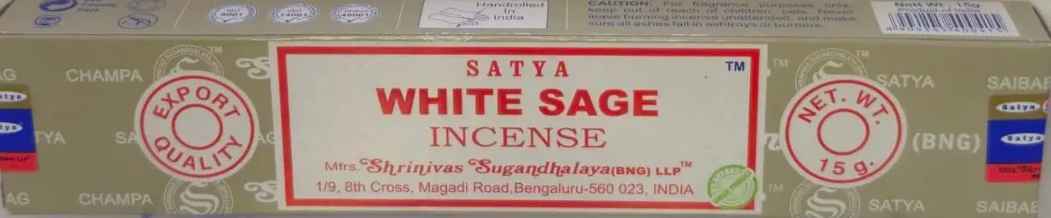 Satya White Sage Incense 15 Sticks