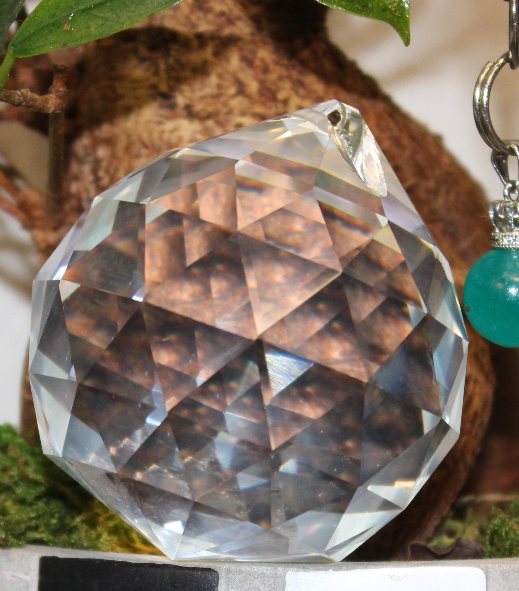 Faceted Crystal Spheres 50 MM