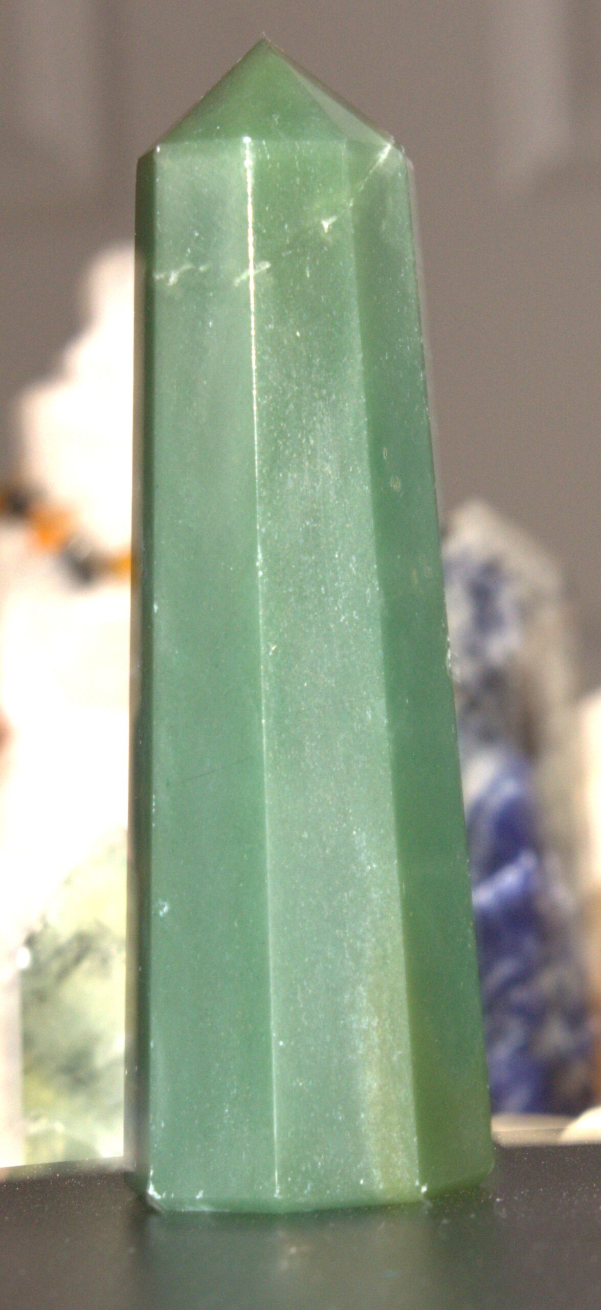 Green Aventurine “Luck & Growth” Tower for Prosperity & Heart Healing