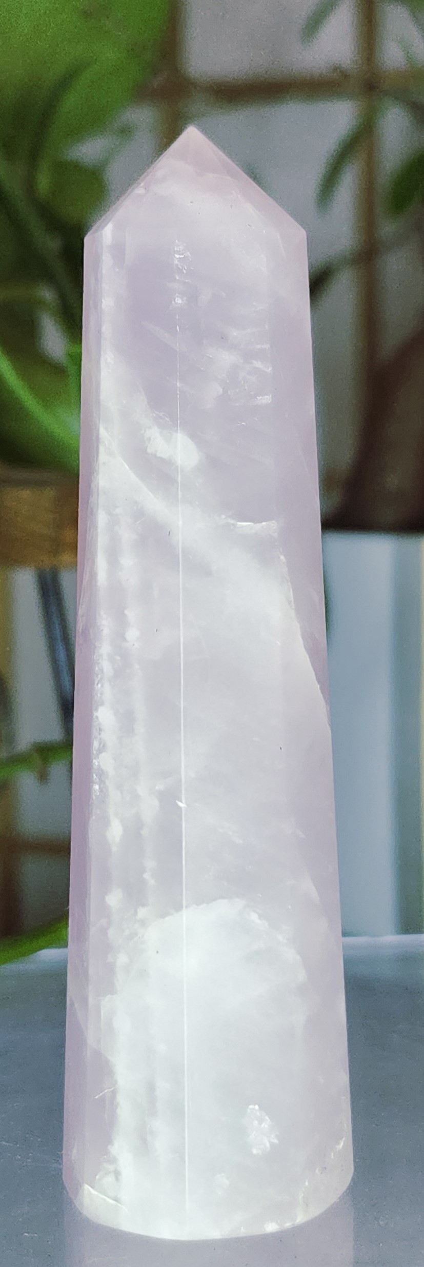 Luminous Pink Mangano Calcite Tower - Image 4