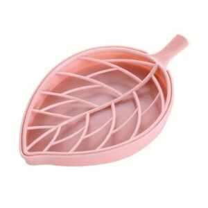 Leaf-Shaped Soap Dish with Draining Tray - Image 5