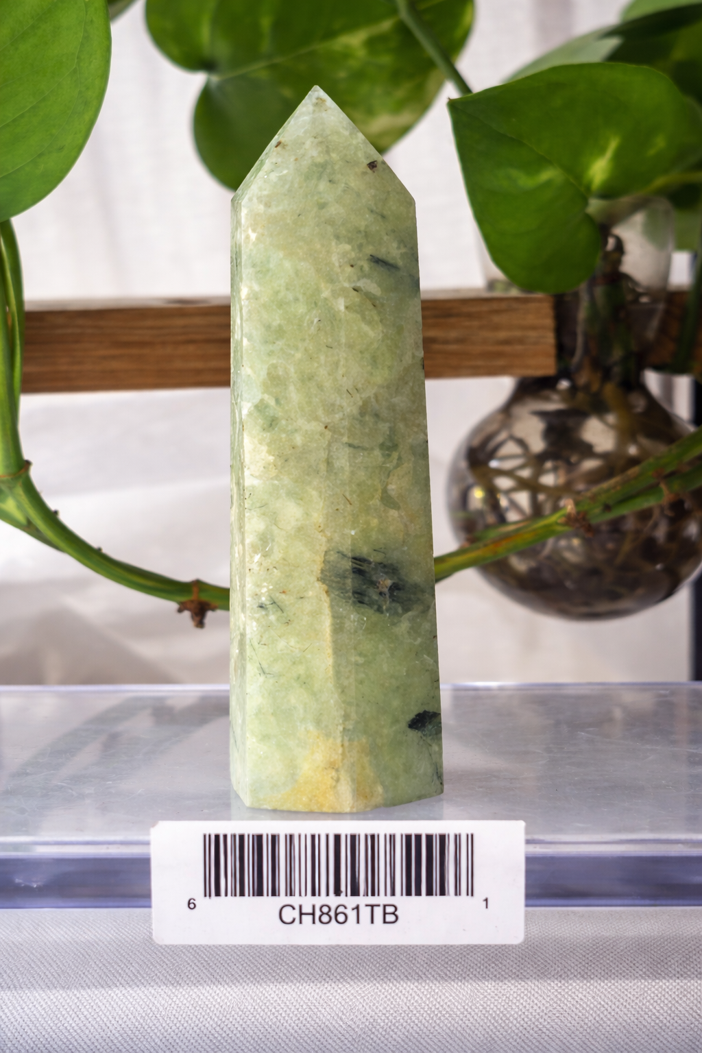 Green Prehnite Healing Tower - Image 2