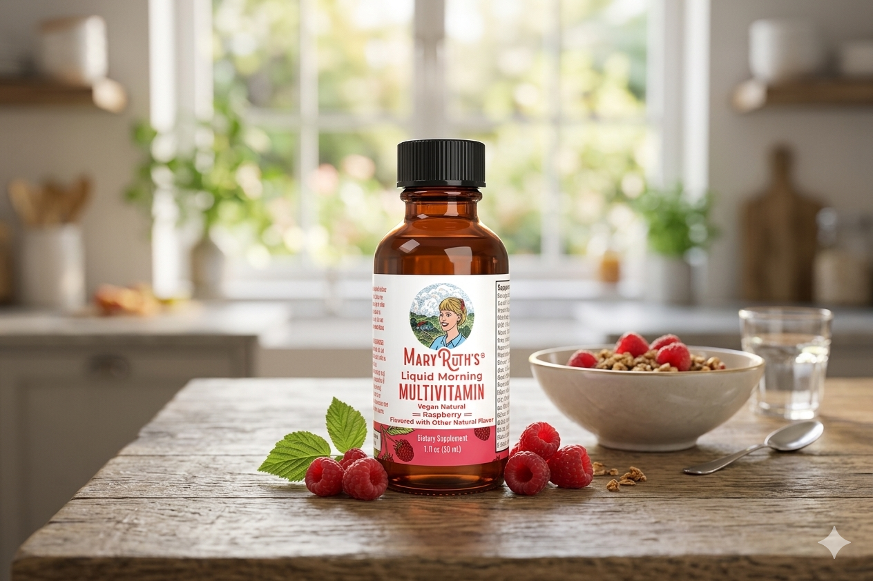 MaryRuth’s Liquid Morning Multivitamin – Raspberry (1oz)