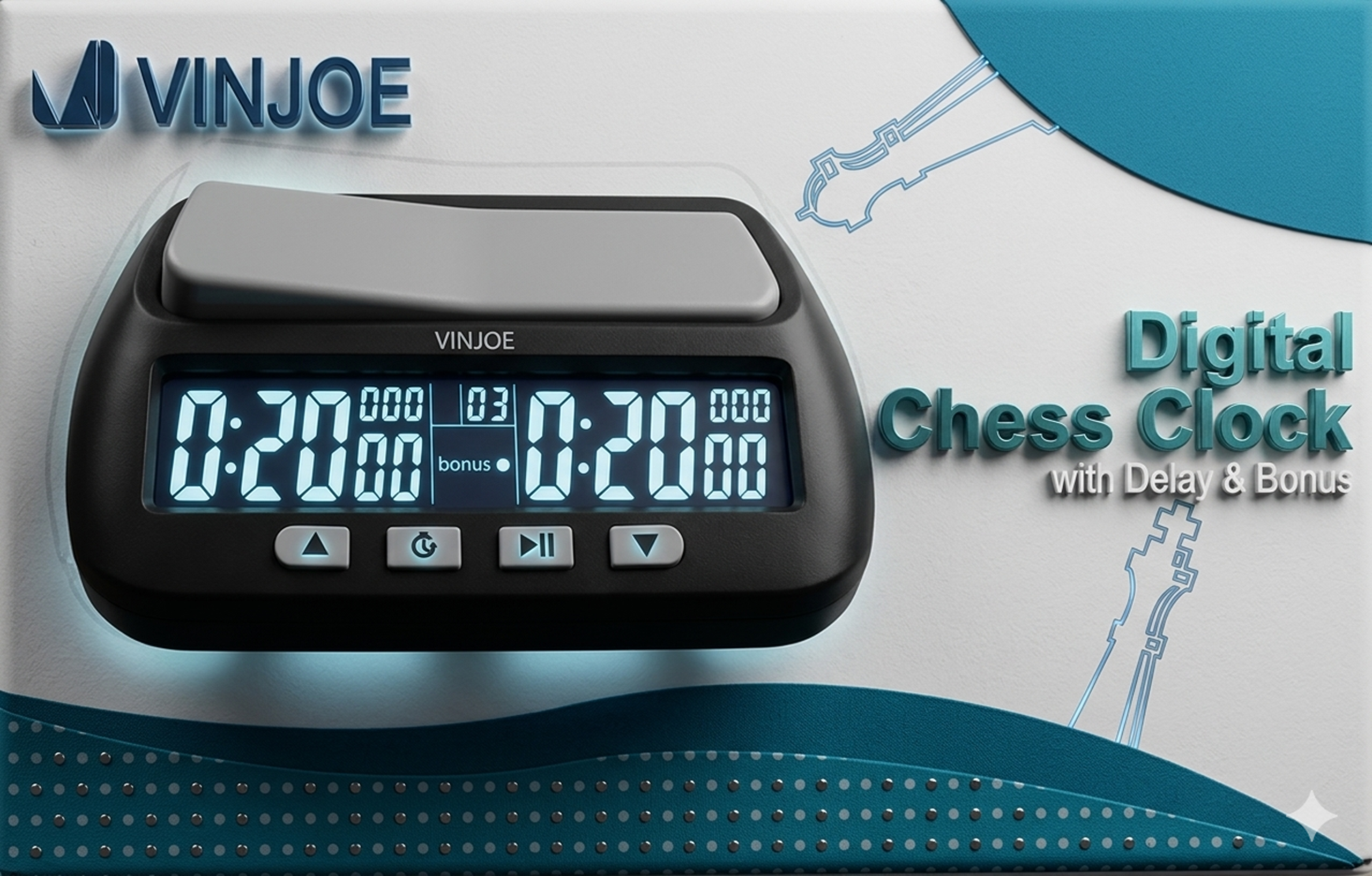 Precision Digital Chess Clock for Tournament Play