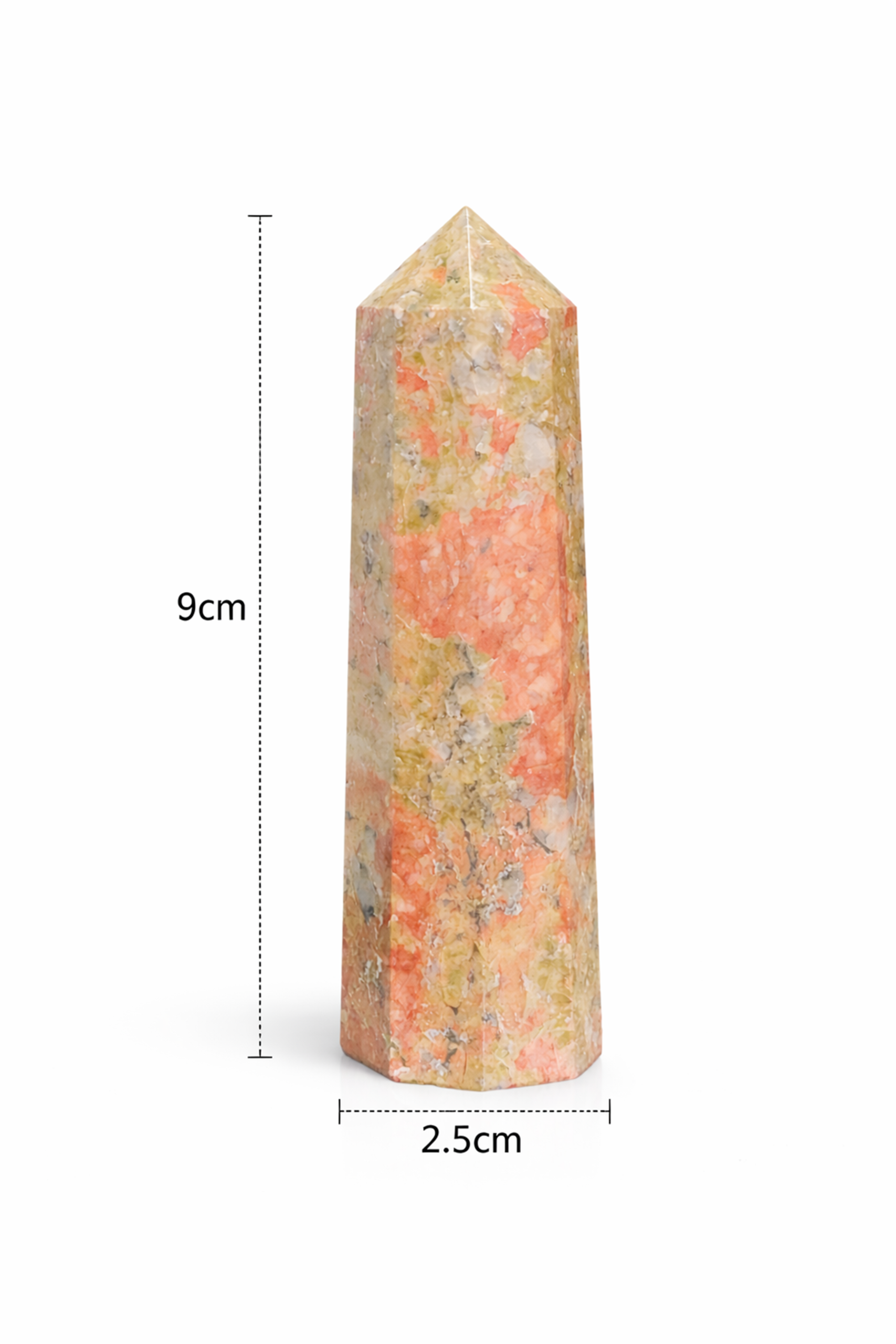 Unakite Healing Stone – Balance & Heart Chakra Crystal - Image 2