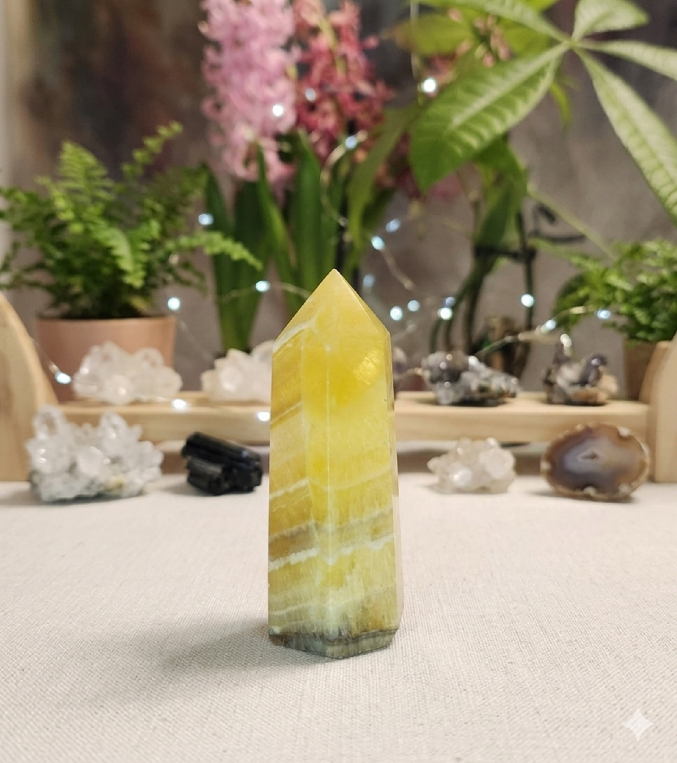 Golden Clarity Yellow Fluorite Crystal – Focus, Confidence & Energy Amplifier