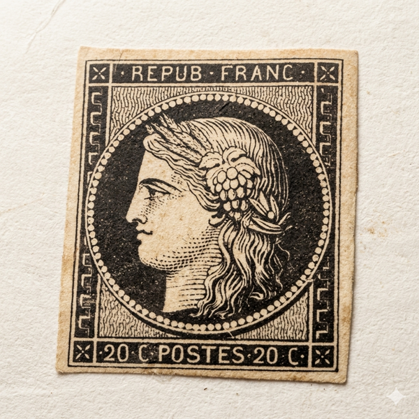 French Ceres Vintage Postage Stamp