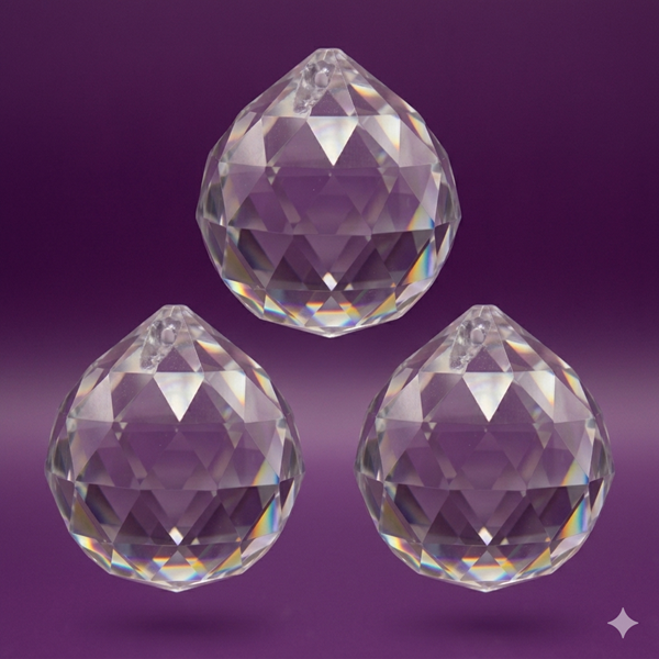 Natural Feng Shui Crystal Faceted Sphere for Harmony - Image 5