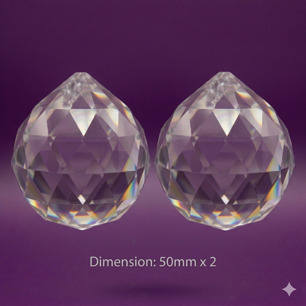 Natural Feng Shui Crystal Faceted Sphere for Harmony - Image 3