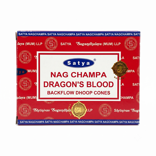Satya Dragon's Blood Backflow Dhoop Cones - Image 4