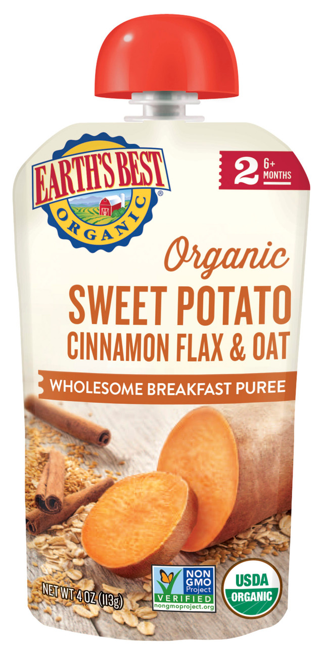 Earth's Best Sweet Potato Cinnamon (12x4 OZ)