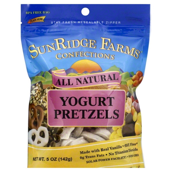 SUNRDG PRETZELS,VAN YOG  ( 12 X 5 OZ   )