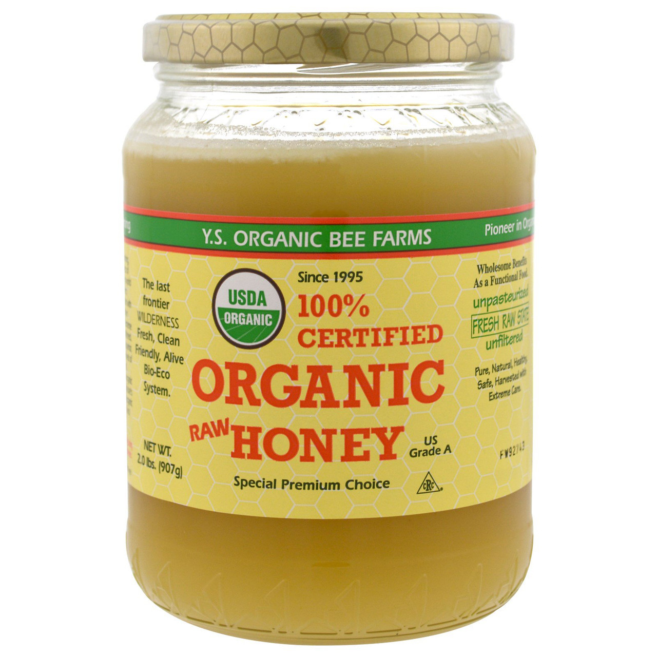 YSOBF HONEY RAW ( 6 X 32 OZ )