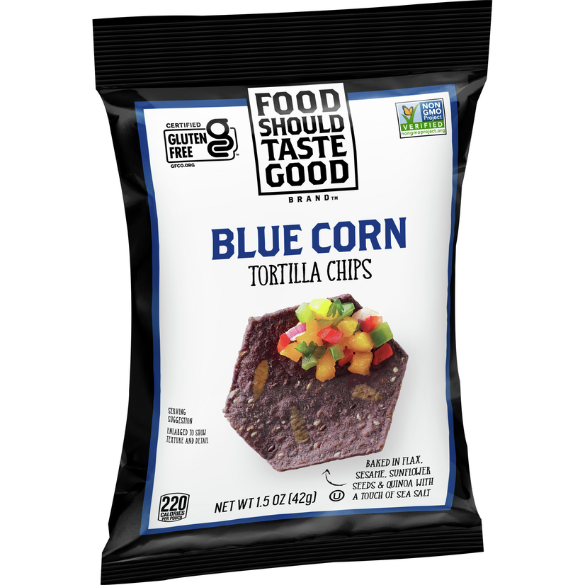 FSTG BLU CRN TORT CHIPS ( 24 X 1.5 OZ   )
