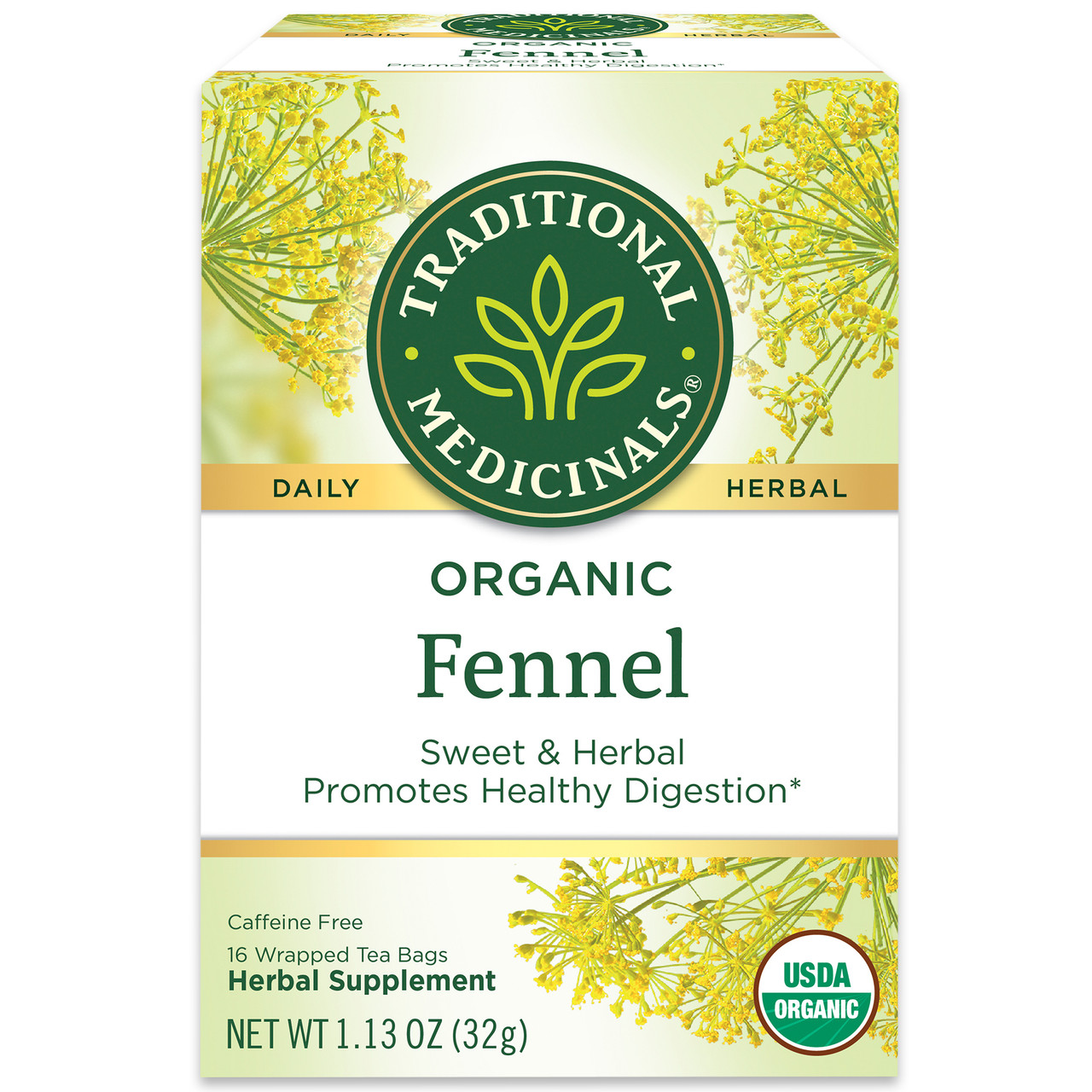 Traditional Medicinals Fennel Tea (6x16 Bag)