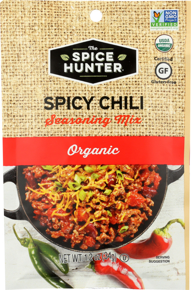 The Spice Hunter Organic Chili Mix Spicy (12x1.2 OZ)