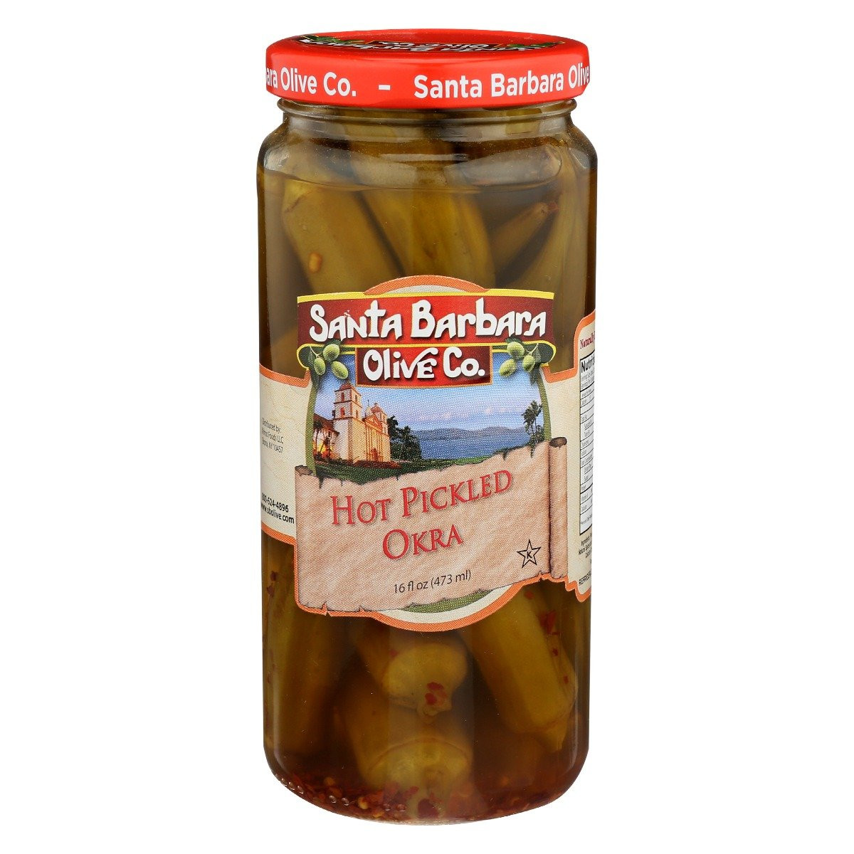 SB OKRA HOT PICKLED ( 6 X 16 OZ )