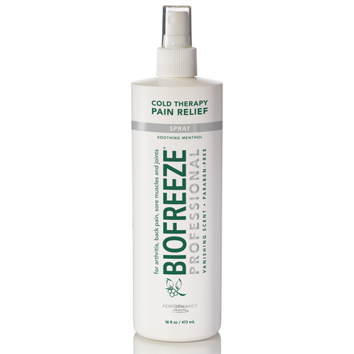 Biofreeze Cryospray 16 oz professional no-touch muscle spasm relief spray bottle