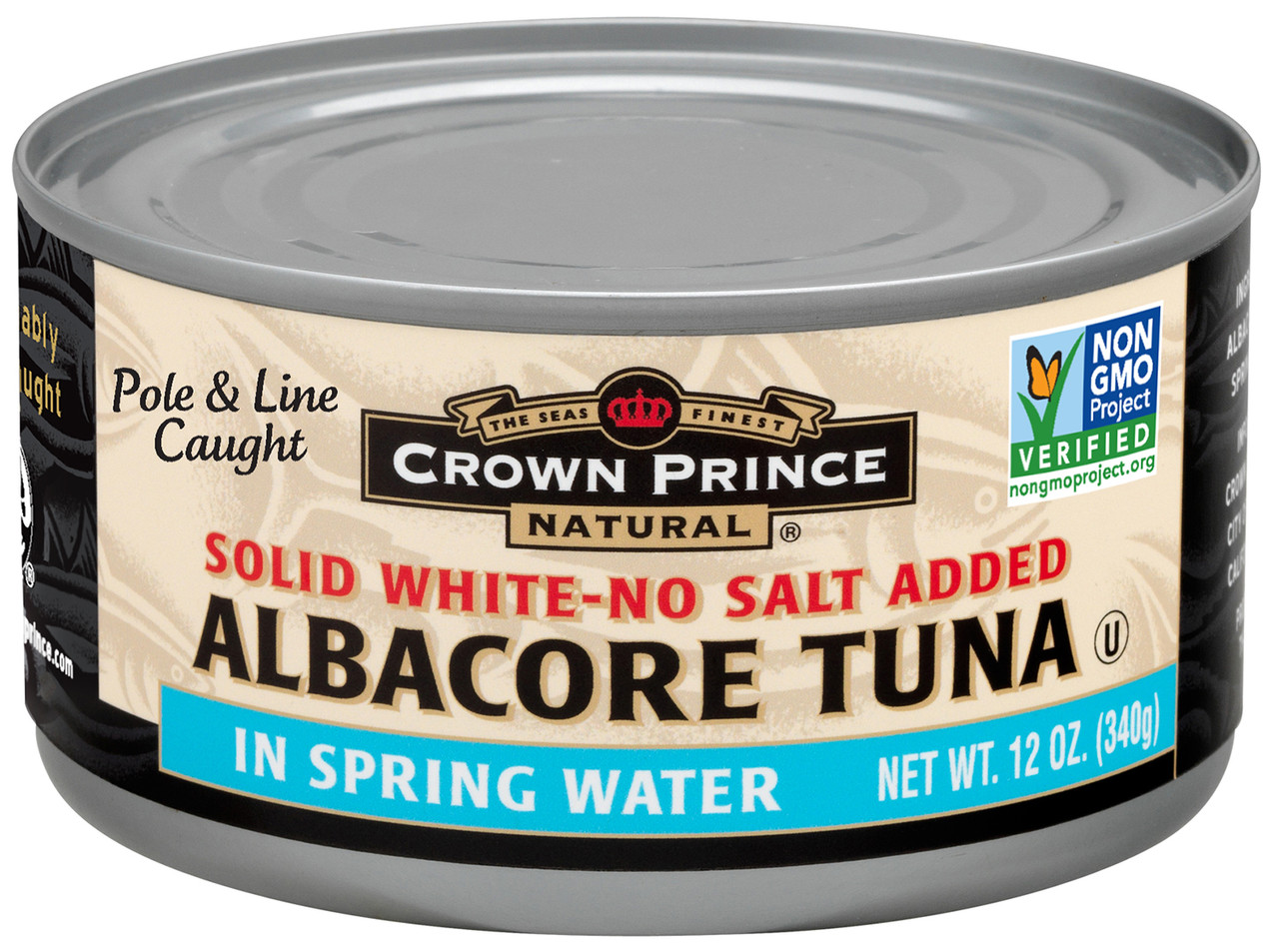 Crown Prince Albacore Tuna in Water No Salt Added (12x12 Oz)