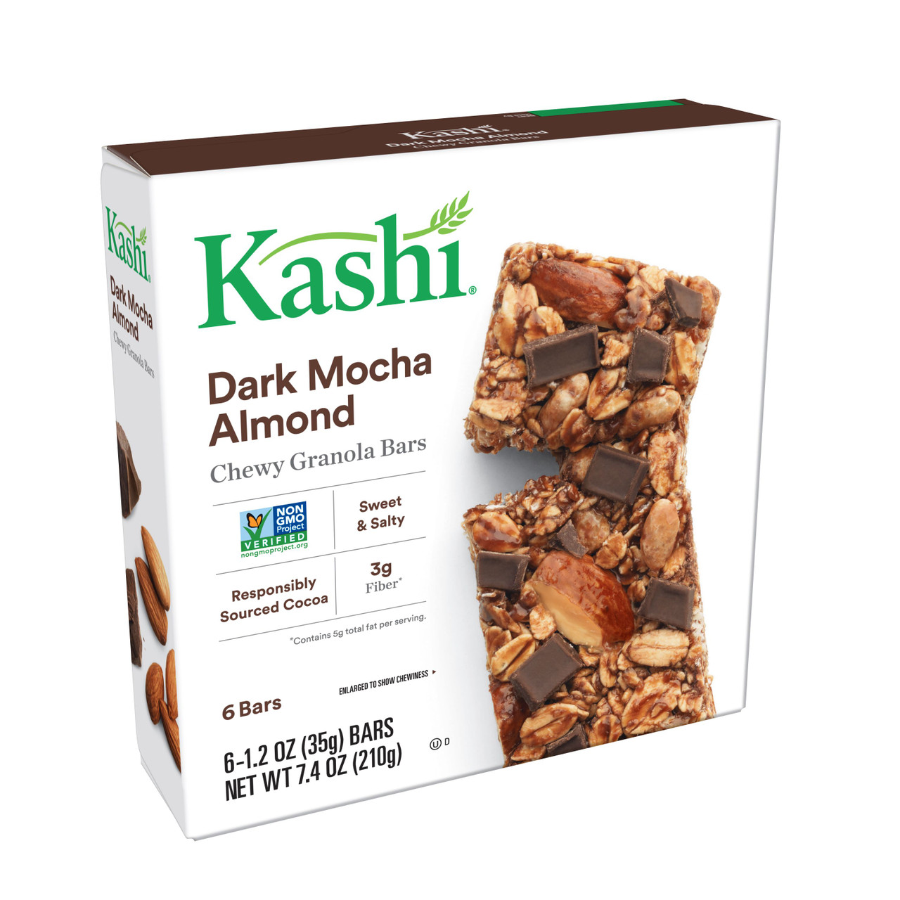 KASHI DK MOC/ALM GRN BAR ( 8 X 6 PK )