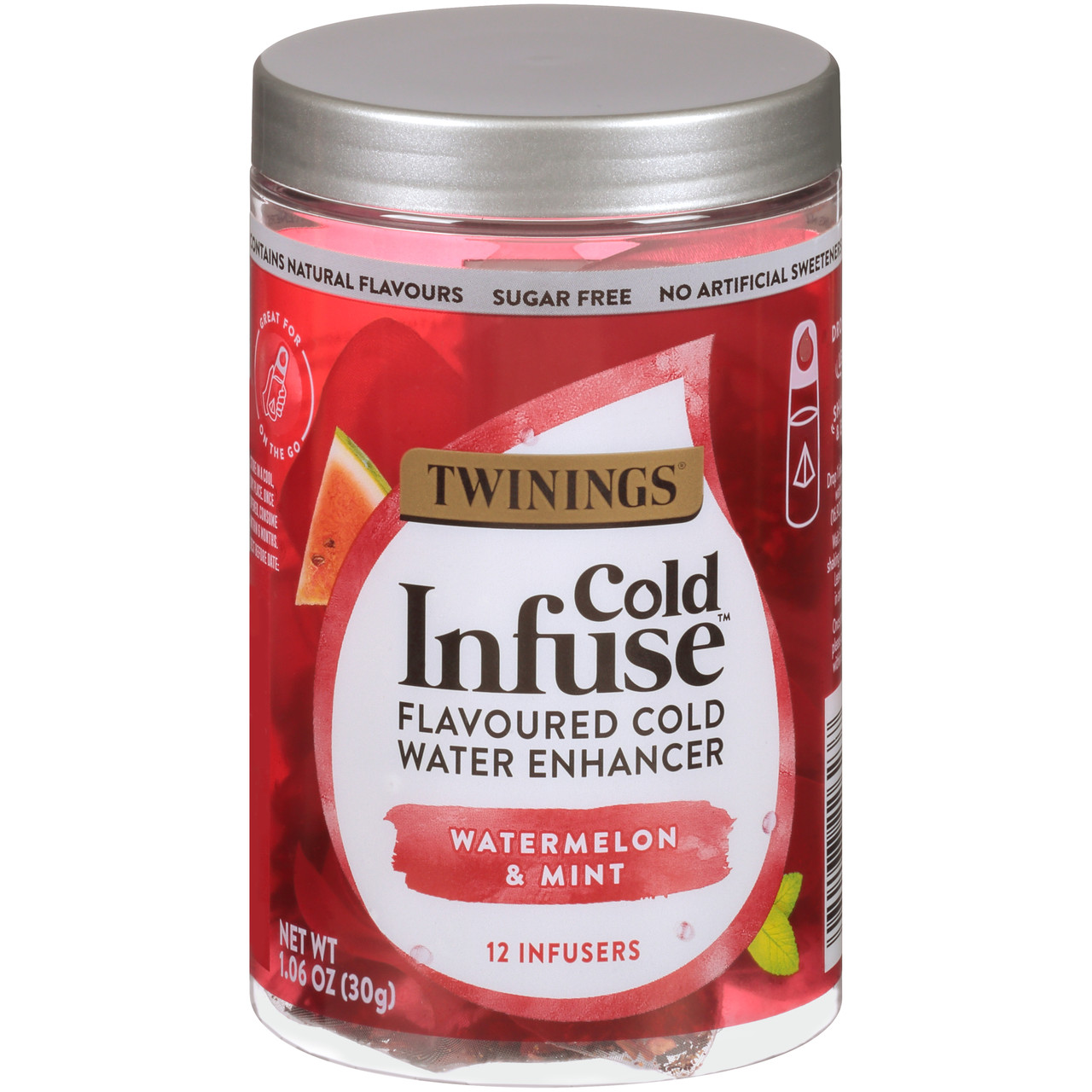 TWININGS WTRMLN STRAW ( 6 X 12 OZ )