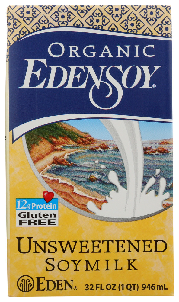 Eden Foods Unsweetened Edensoy (12x32 Oz)