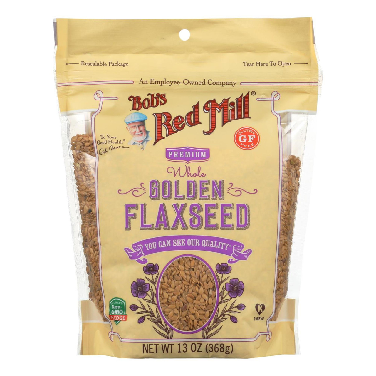 BOBS FLAXSEEDS GOLDEN GF ( 4 X 13 OZ )