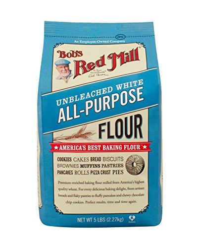 BOBS WHITE UNBLCHD FLOUR ( 4 X 5 LB   )