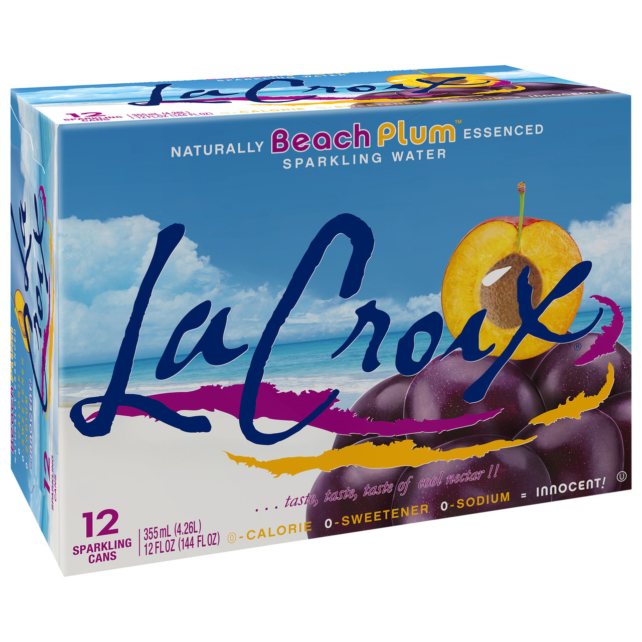 LACROIX SPRK WTR PLUM ( 2 X 12 PACK )