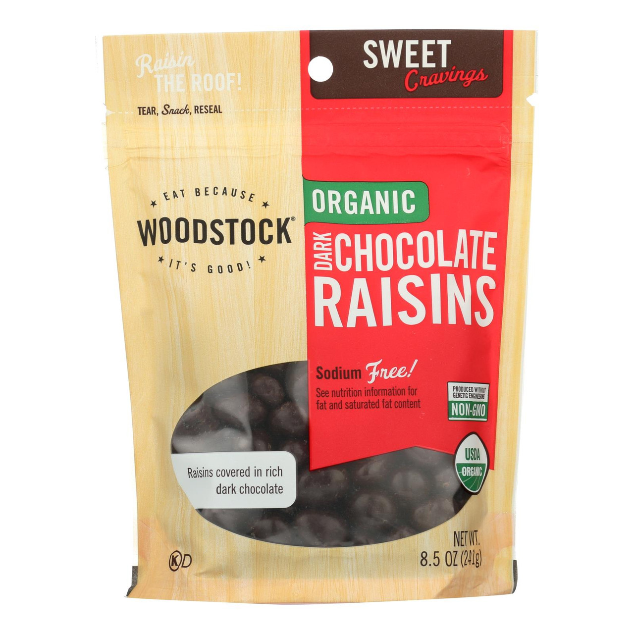OG2 WOOD DK CHOC RAISINS ( 8 X 8.5 OZ )