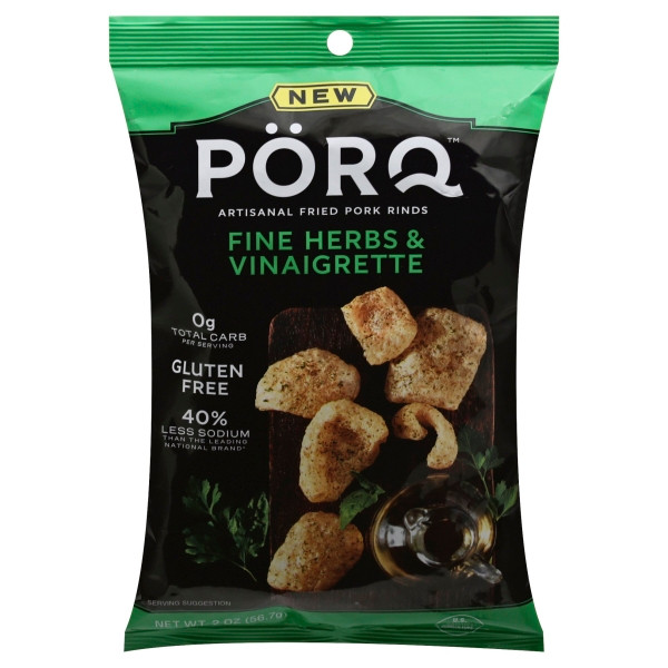 PRQ PORK RINDS HRB VINGR ( 12 X 2 OZ )