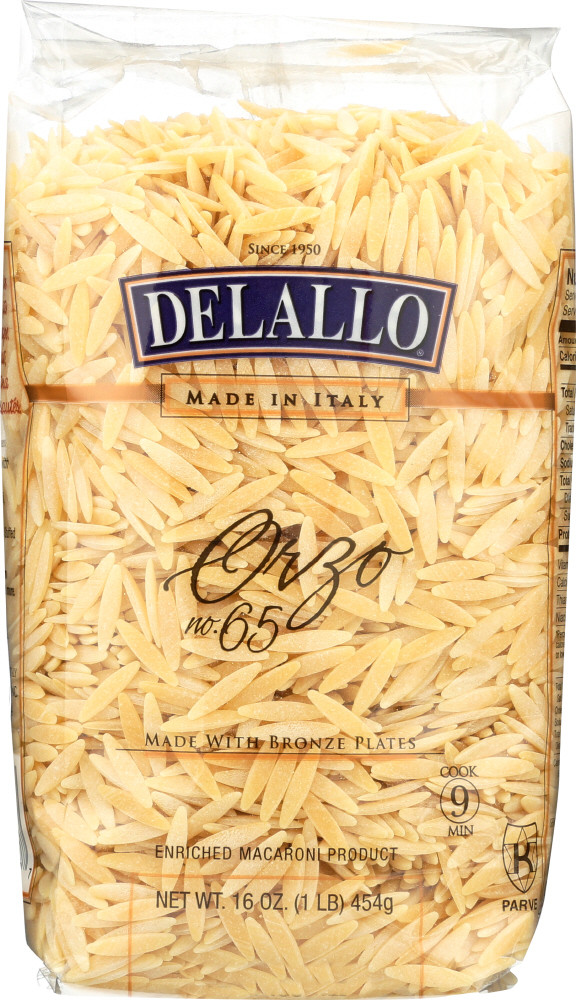 DELALLO ORZO#65 PASTA ( 16 X 16 OZ )