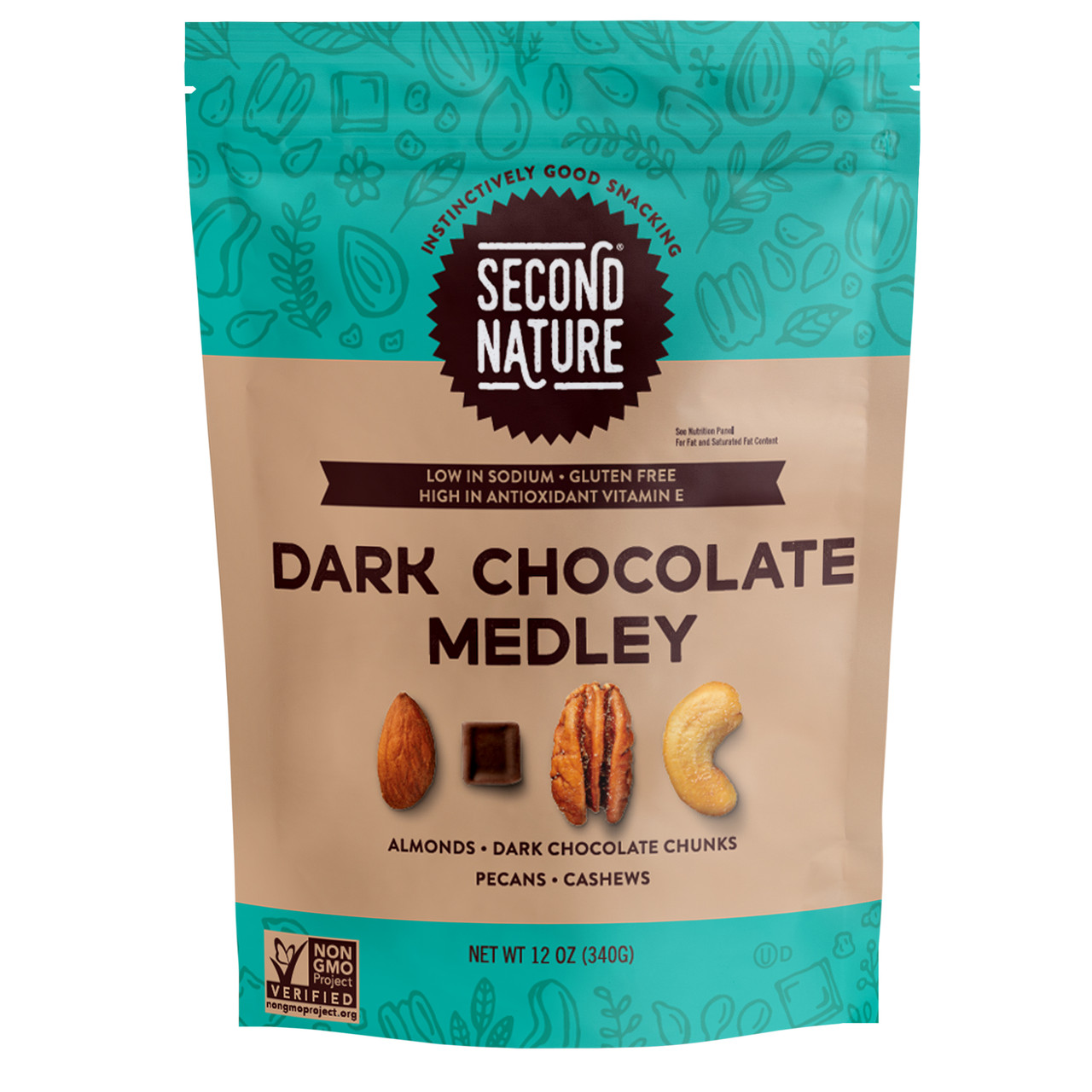 S.N. NUT MDLY DK CHOC ( 6 X 12 OZ   )