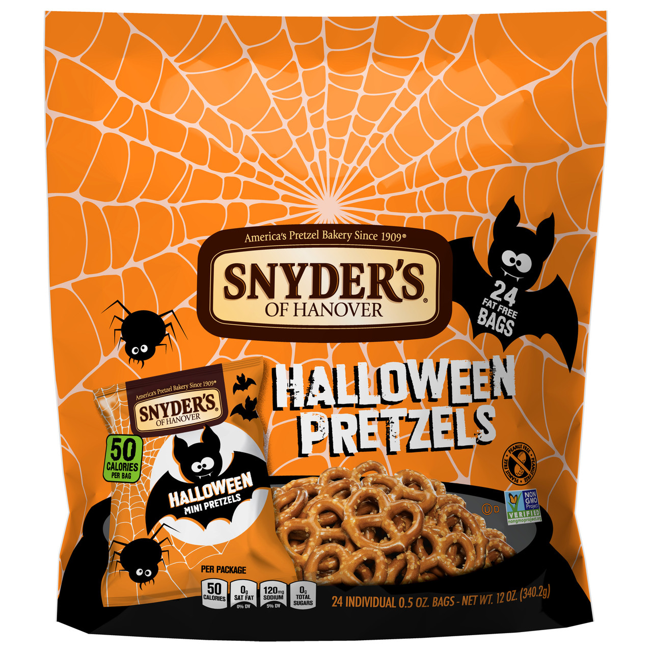 SNYDERS HLWN SNACK SACK (6x24.00)