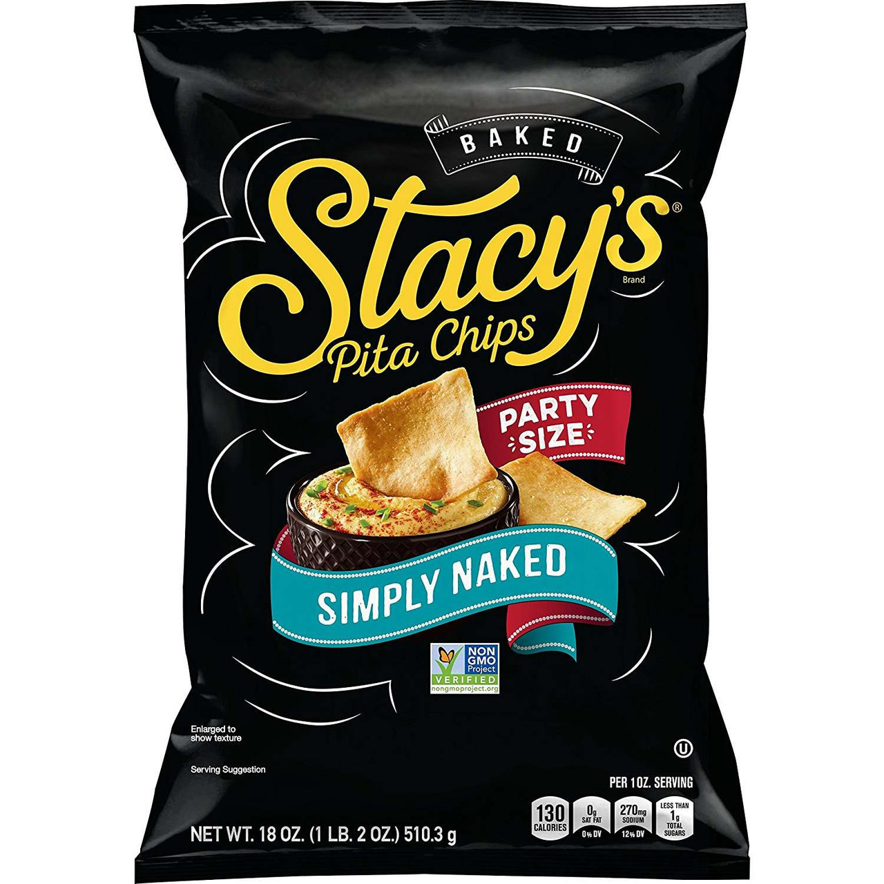 STACY PITA CHIP SMP NAKD ( 6 X 18 OZ )