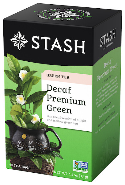 Stash Tea Decaf Prem Green (6x18BAG )