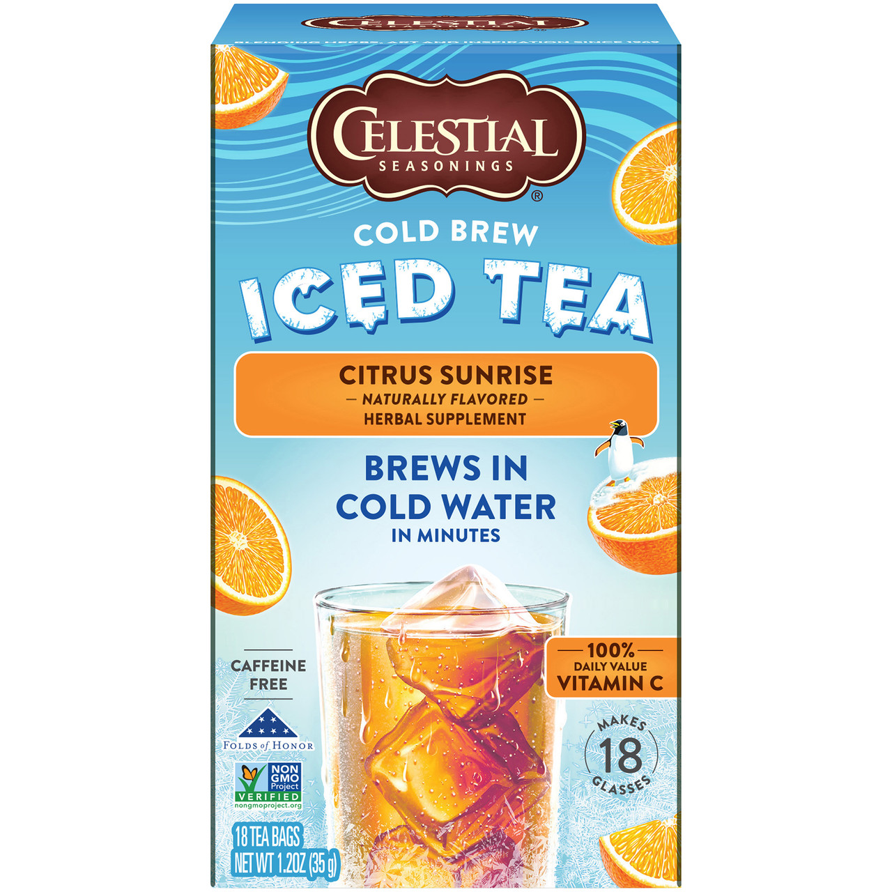 CS CLD BRW ICE T CITRUS ( 6 X 18 BAG )