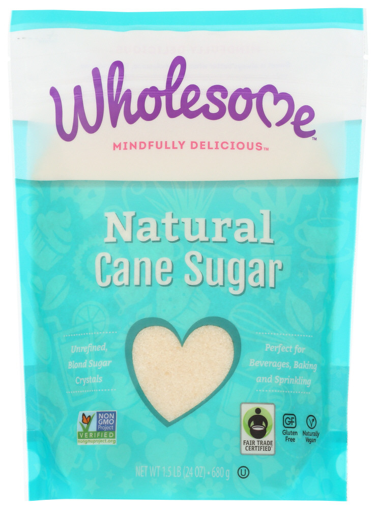 Wholesome Sweeteners Fair Trade Natural Cane Sugar (12x1.5lb)
