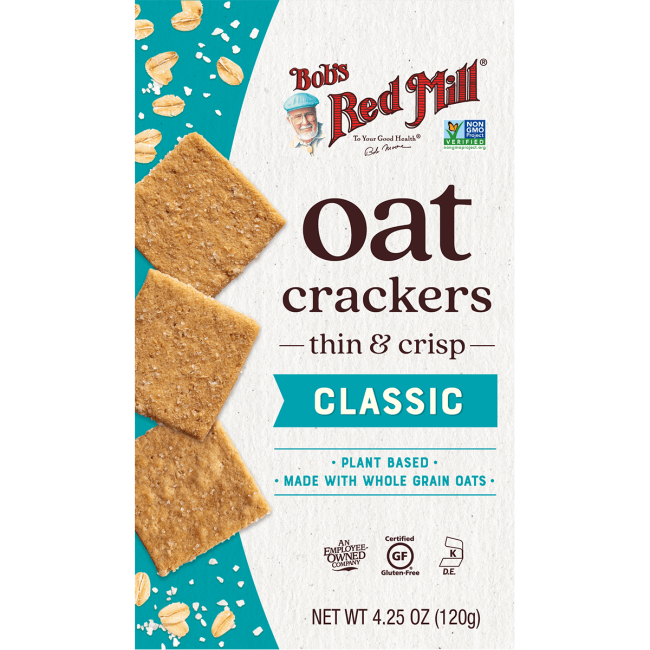 BOBS CRACKERS OAT CLASIC ( 5 X 4.25 OZ )