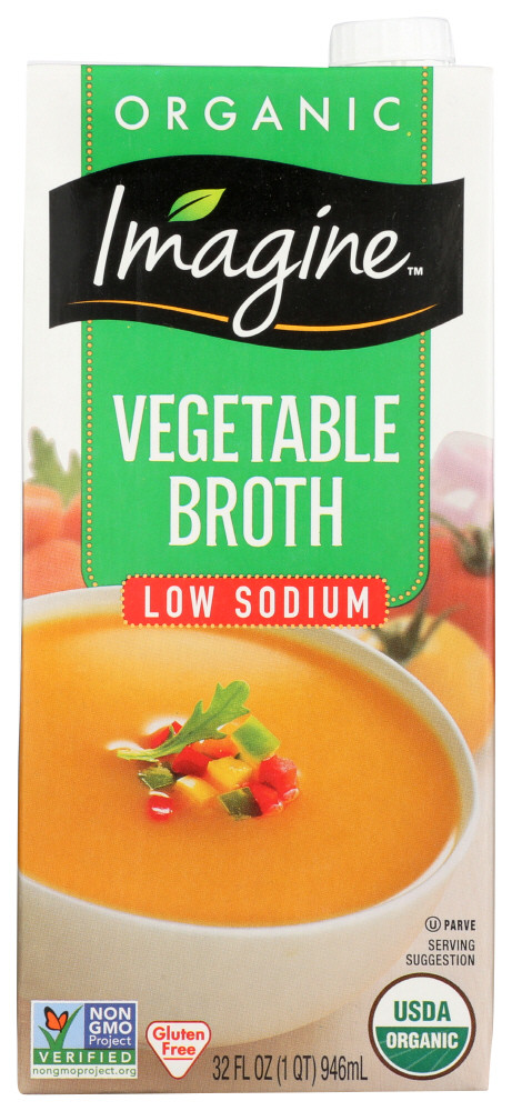 Imagine Foods Low Sodium vegetable Broth (12x32 Oz)