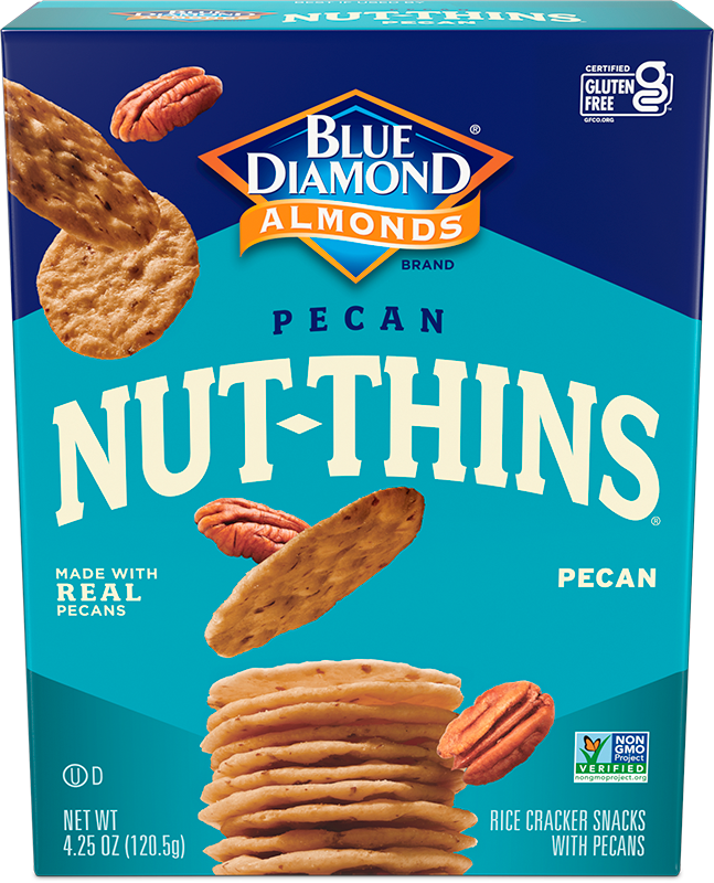 Blue Diamond Pecan Nut Thin Crackers (12x4.25 Oz)