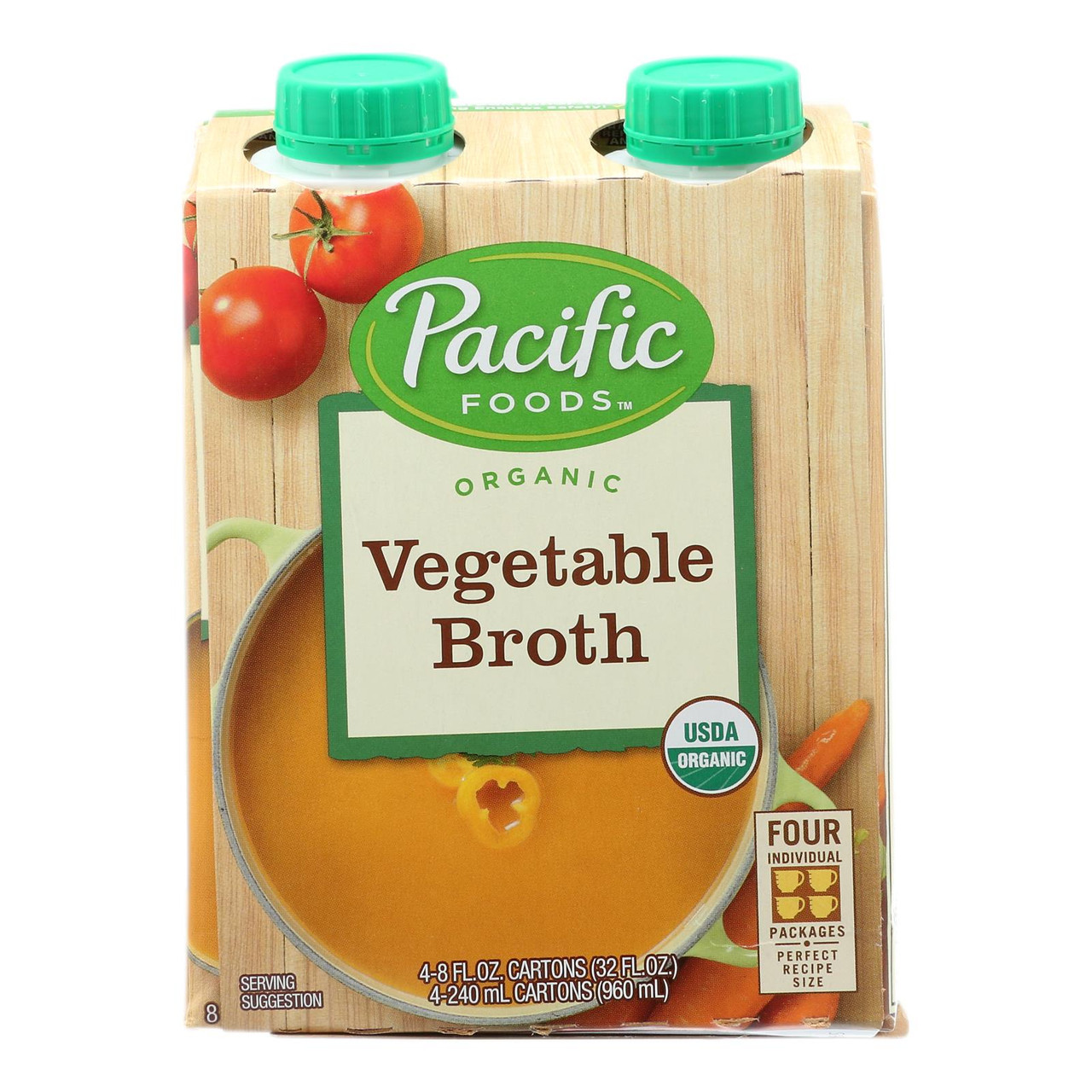 Pacific Natural Foods Organic Vegetable Broth (6x4 Pack)