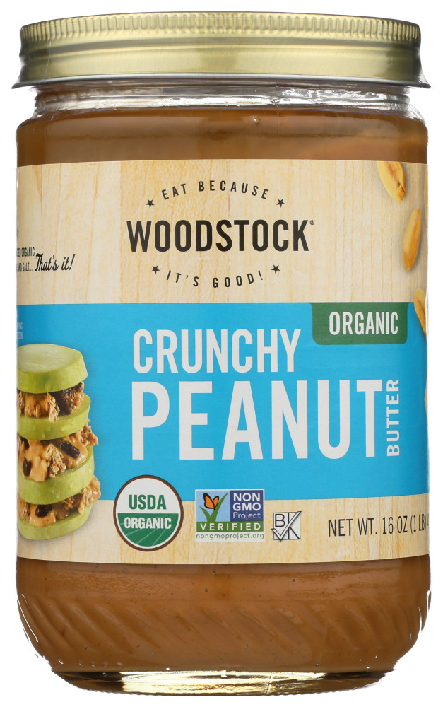Woodstock Crunchy Peanut Butter (12x16 Oz)