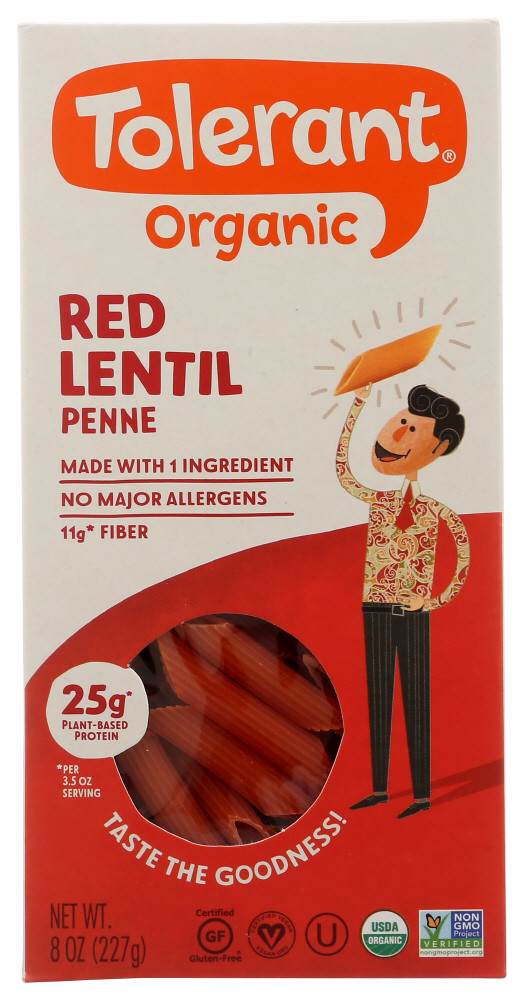 Tolerant Red Lentils Penne (6x8 OZ)