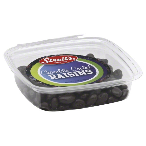 STREITS CHOC CVRD RASINS ( 12 X 5.64 OZ )