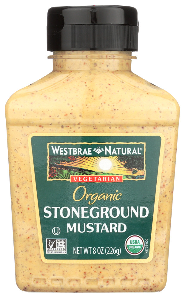 Westbrae Natural Stoneground Mustard (12x8 OZ)