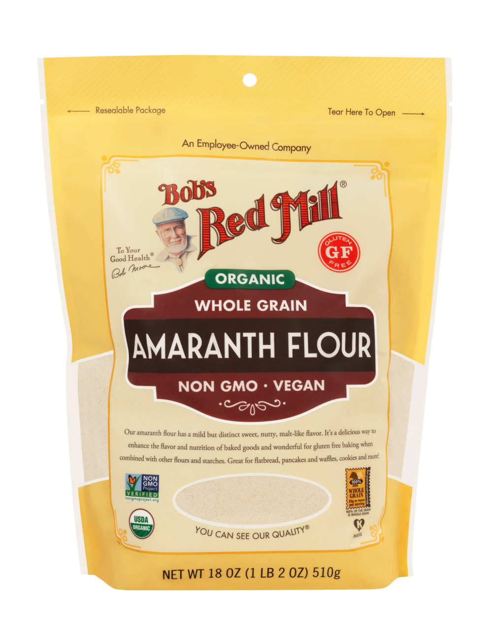 OG2 BOBS FLOUR AMARANTH ( 4 X 18 OZ )